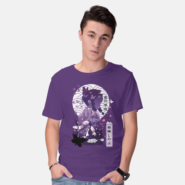 Shinobu Kocho Negative Space-mens basic tee-SwensonaDesigns