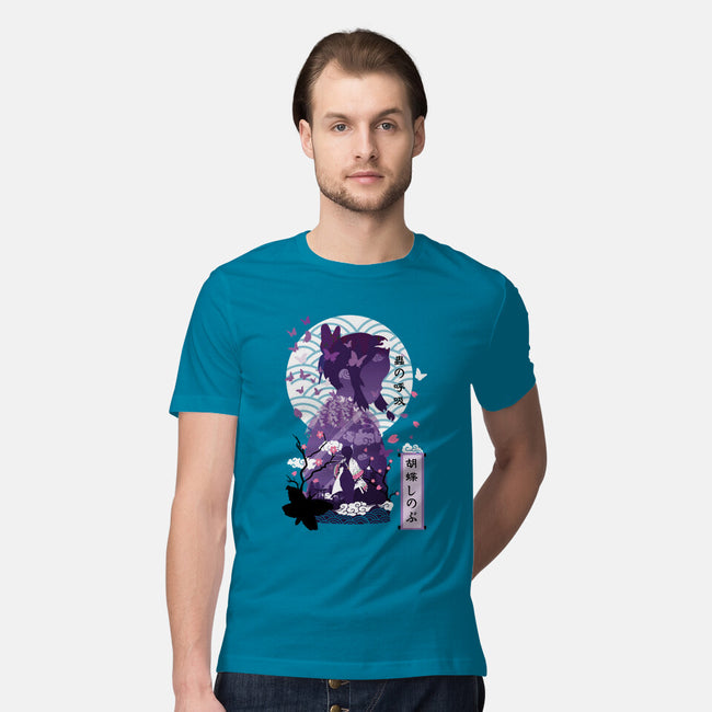 Shinobu Kocho Negative Space-mens premium tee-SwensonaDesigns