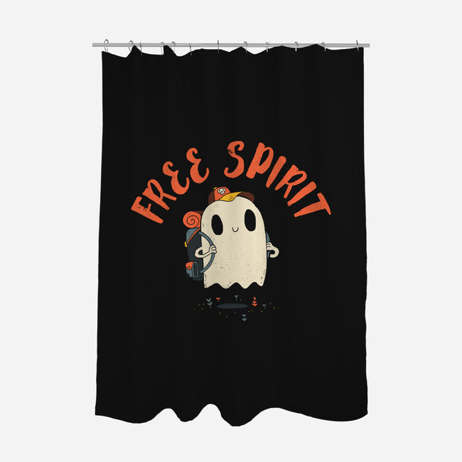 A Free Spirit-none polyester shower curtain-DinoMike