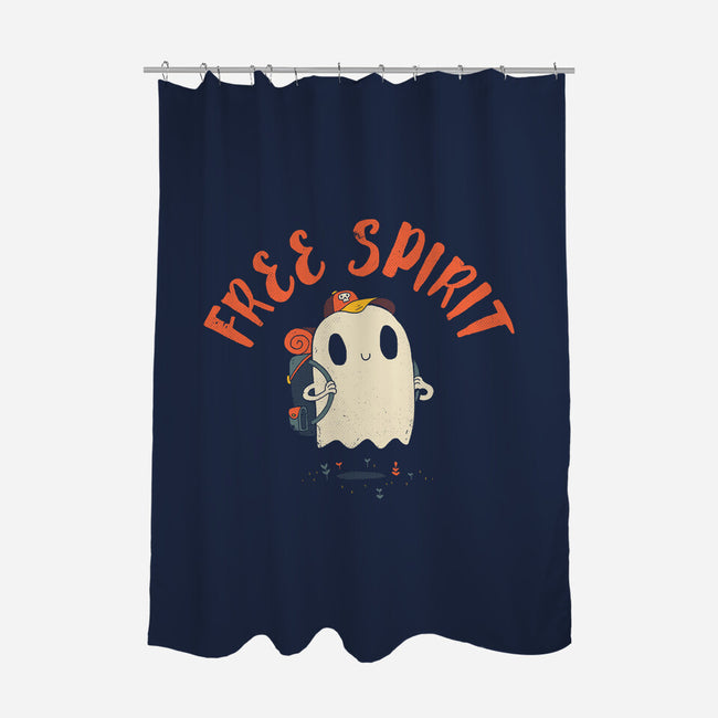 A Free Spirit-none polyester shower curtain-DinoMike
