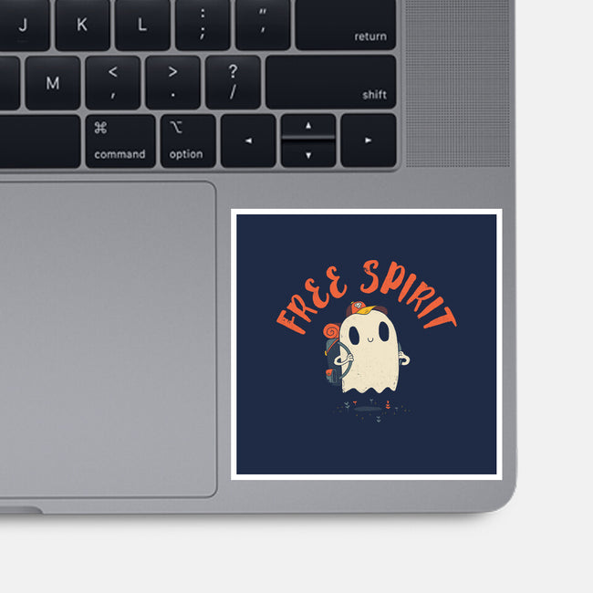 A Free Spirit-none glossy sticker-DinoMike