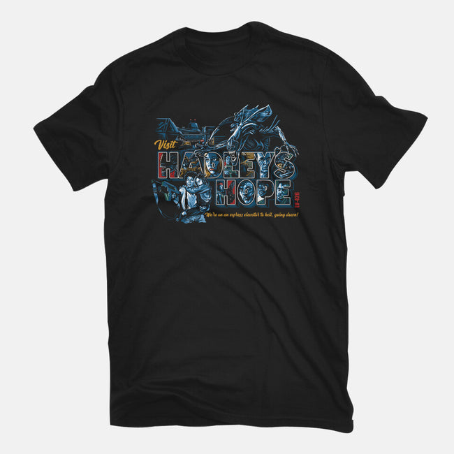 Visit Hadley's Hope-unisex basic tee-goodidearyan