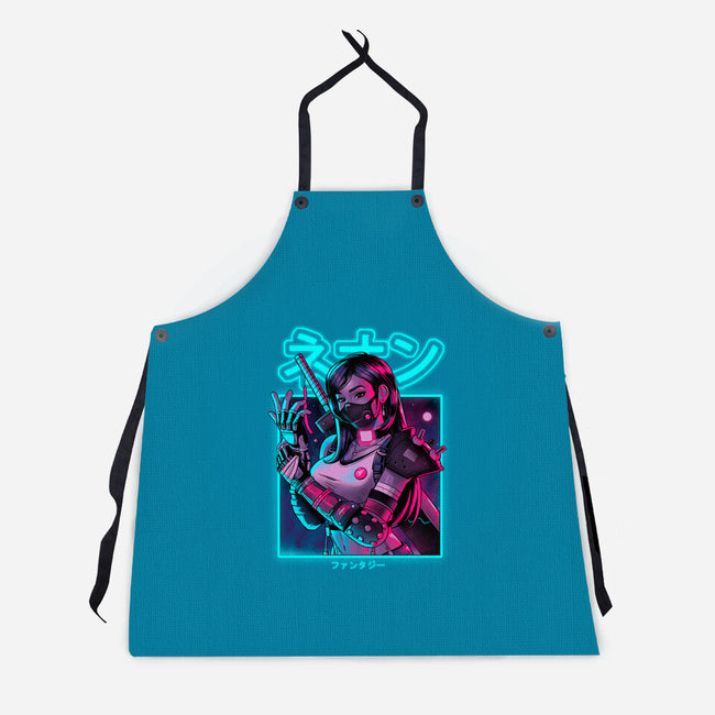 Neon Fantasy-unisex kitchen apron-Bruno Mota
