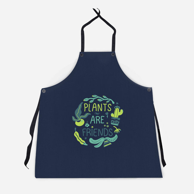 Plants Are Friends-unisex kitchen apron-Mushita