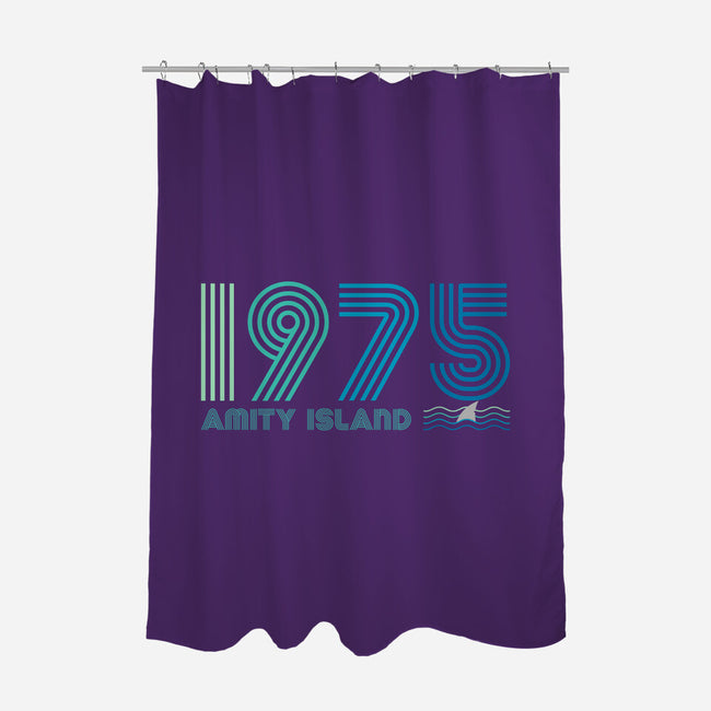 Amity Island 1975-none polyester shower curtain-DrMonekers