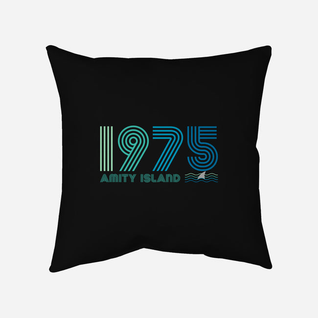 Amity Island 1975-none removable cover w insert throw pillow-DrMonekers