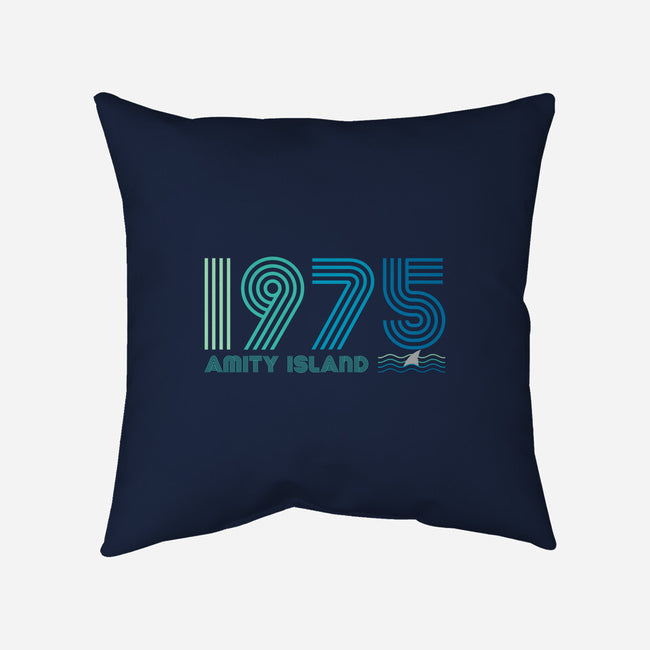 Amity Island 1975-none removable cover w insert throw pillow-DrMonekers