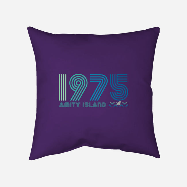 Amity Island 1975-none removable cover w insert throw pillow-DrMonekers