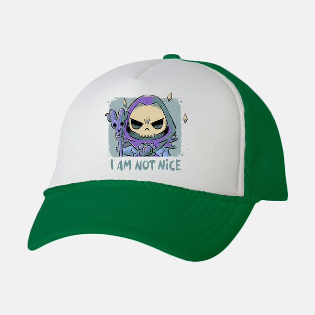 I Am Not Nice-unisex trucker hat-xMorfina