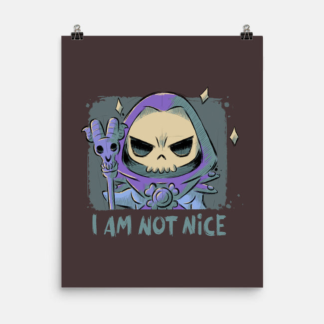 I Am Not Nice-none matte poster-xMorfina