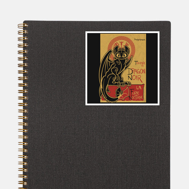 La Furie Nocturne-none glossy sticker-Bezao Abad