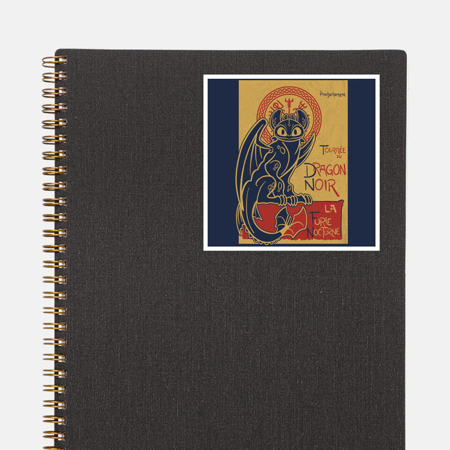 La Furie Nocturne-none glossy sticker-Bezao Abad