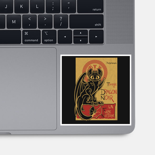 La Furie Nocturne-none glossy sticker-Bezao Abad