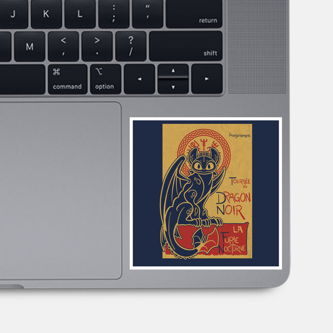 La Furie Nocturne-none glossy sticker-Bezao Abad