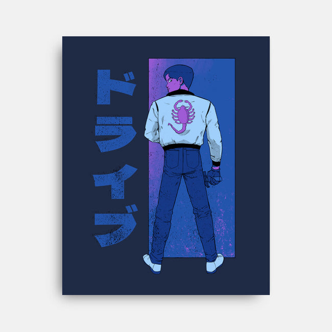 Japanese Driver-none stretched canvas-Hafaell