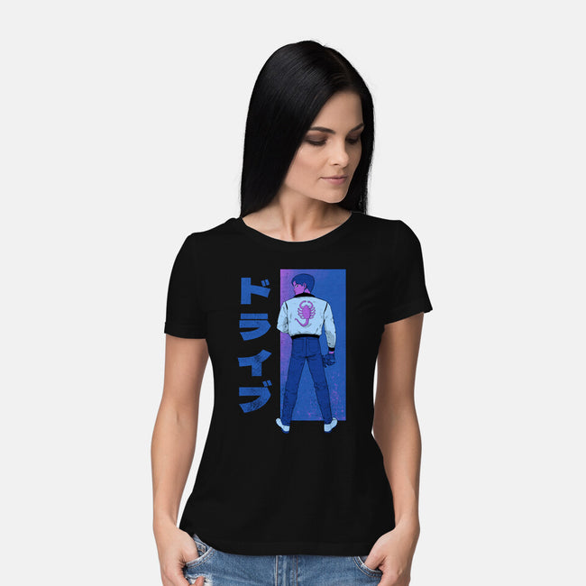 Japanese Driver-womens basic tee-Hafaell
