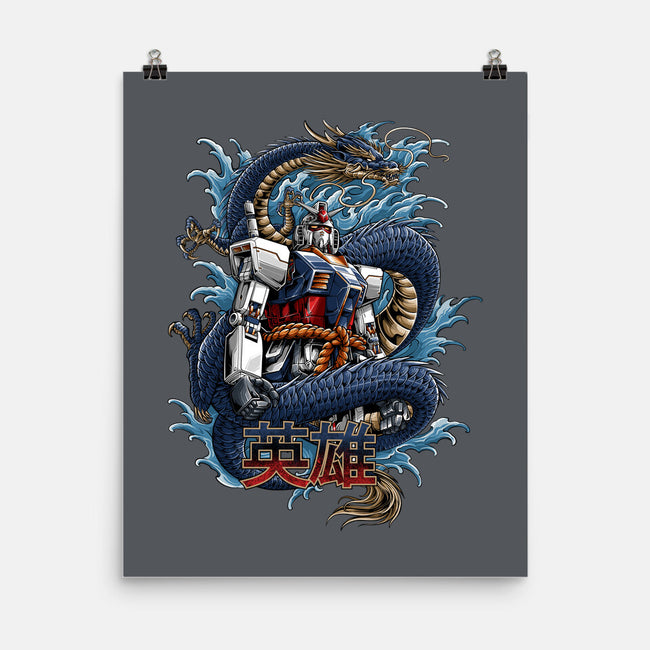 Gundam Dragon Force-none matte poster-SecondSyndicate