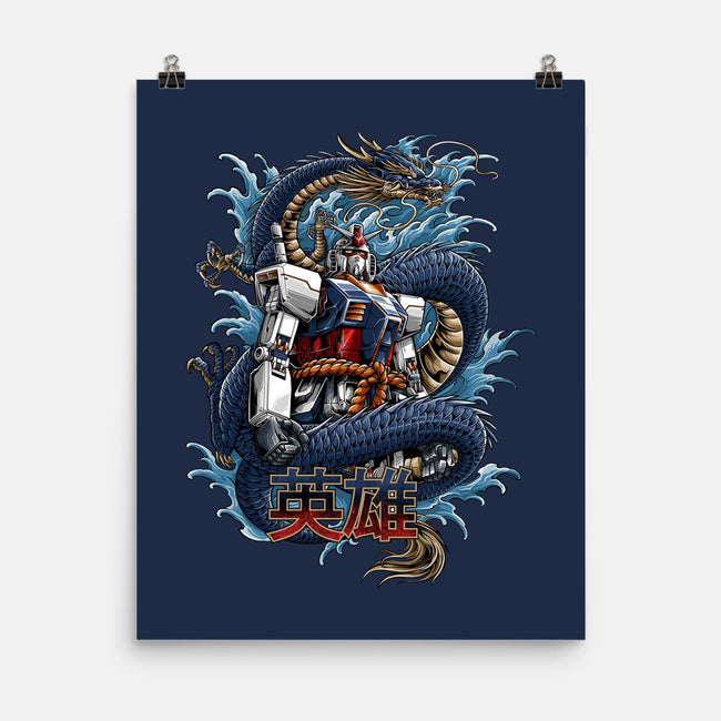 Gundam Dragon Force-none matte poster-SecondSyndicate