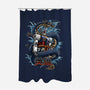 Gundam Dragon Force-none polyester shower curtain-SecondSyndicate