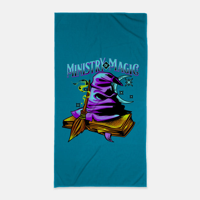 Ministry Of Magic-none beach towel-heydale