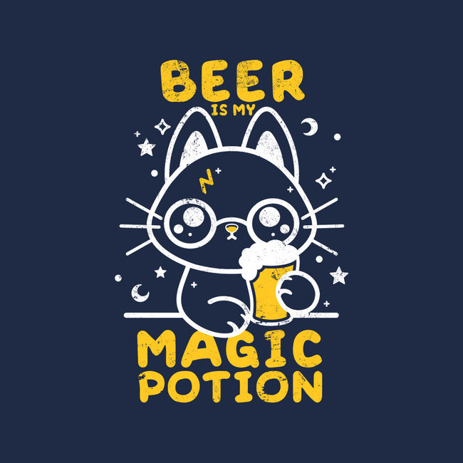 Beer Is My Magic Potion-none stretched canvas-NemiMakeit