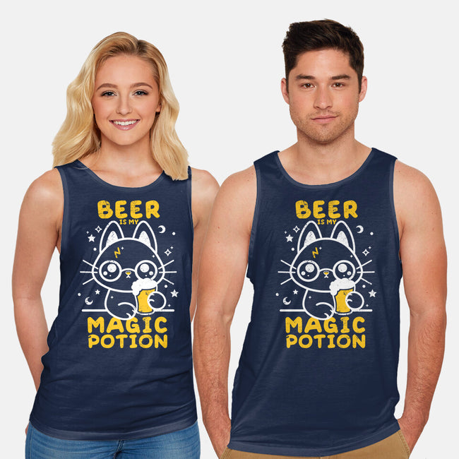 Beer Is My Magic Potion-unisex basic tank-NemiMakeit