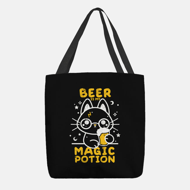 Beer Is My Magic Potion-none basic tote-NemiMakeit