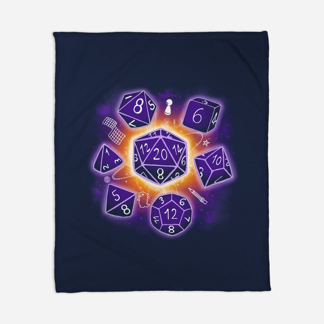 Dice Universe-none fleece blanket-Vallina84