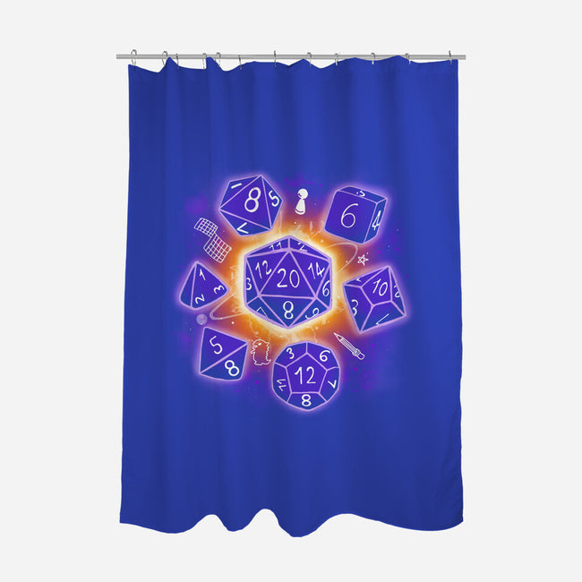 Dice Universe-none polyester shower curtain-Vallina84