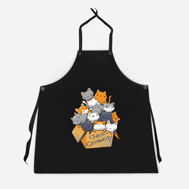 Over Catpawcity-unisex kitchen apron-tobefonseca
