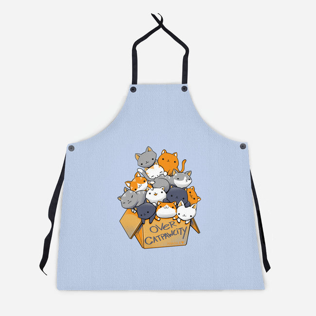 Over Catpawcity-unisex kitchen apron-tobefonseca