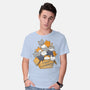 Over Catpawcity-mens basic tee-tobefonseca