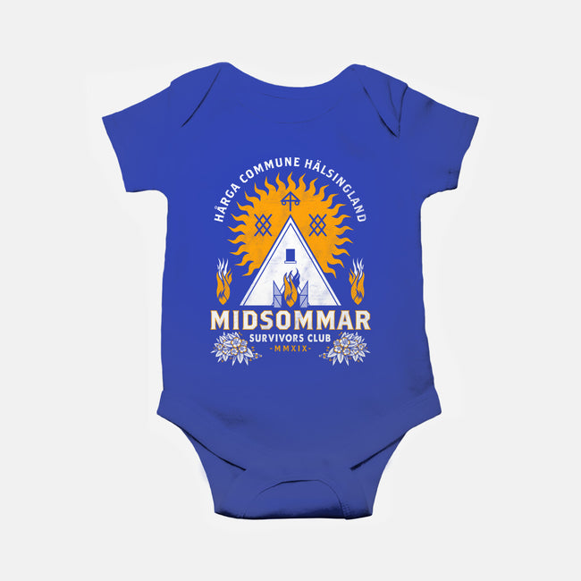Midsommar Survival Club-baby basic onesie-Nemons