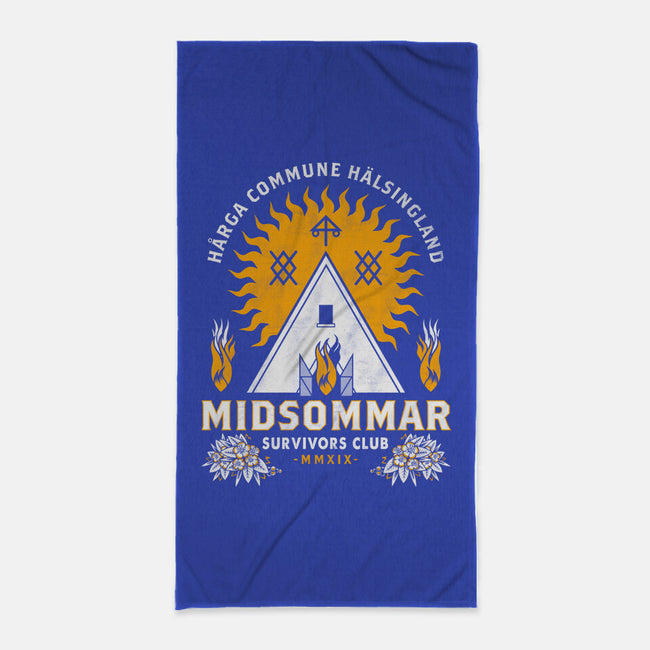 Midsommar Survival Club-none beach towel-Nemons