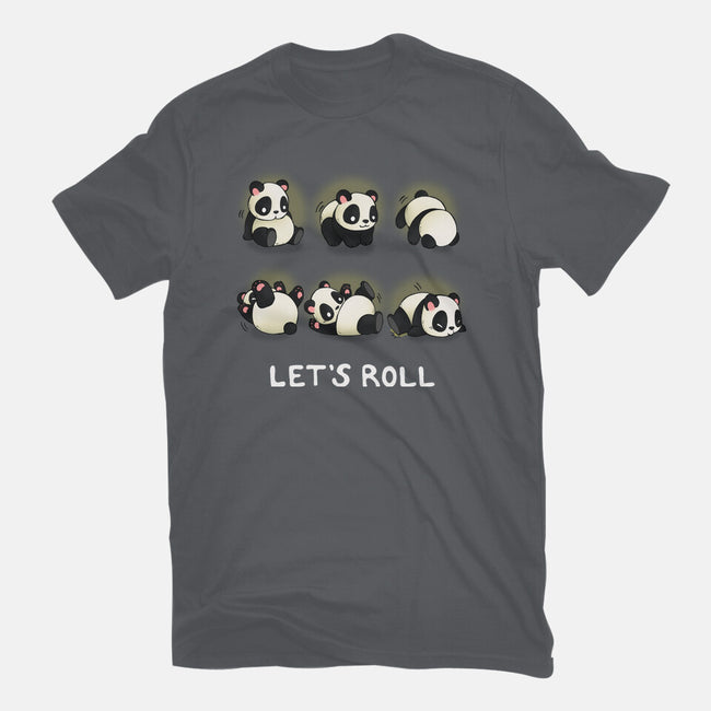 Let's Roll Panda-mens premium tee-Vallina84