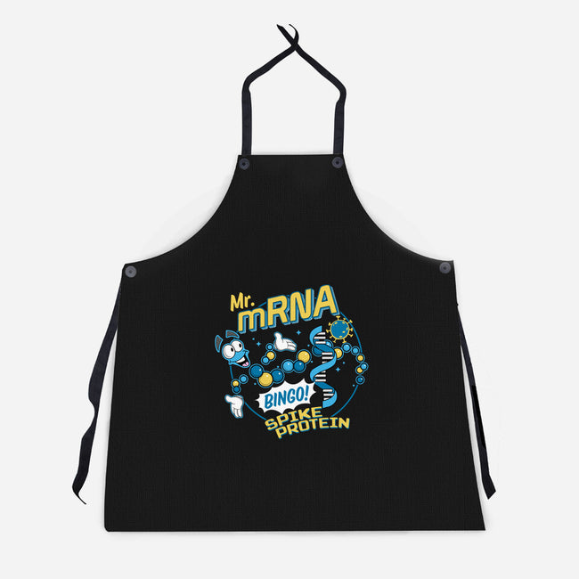 Mr. MRNA-unisex kitchen apron-DeepFriedArt