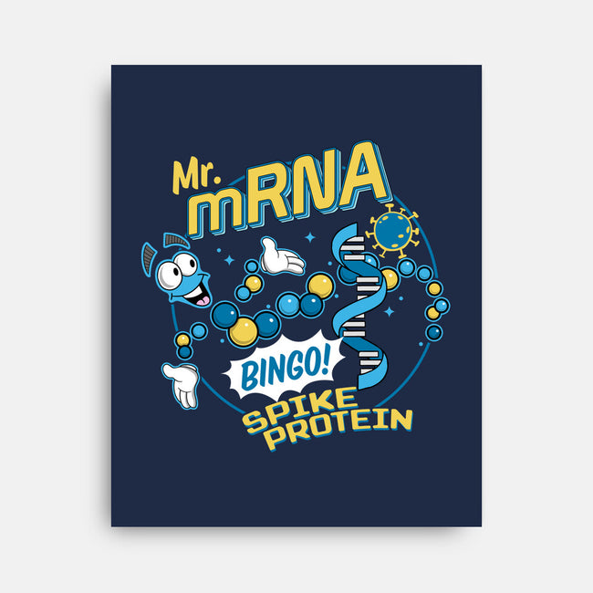Mr. MRNA-none stretched canvas-DeepFriedArt