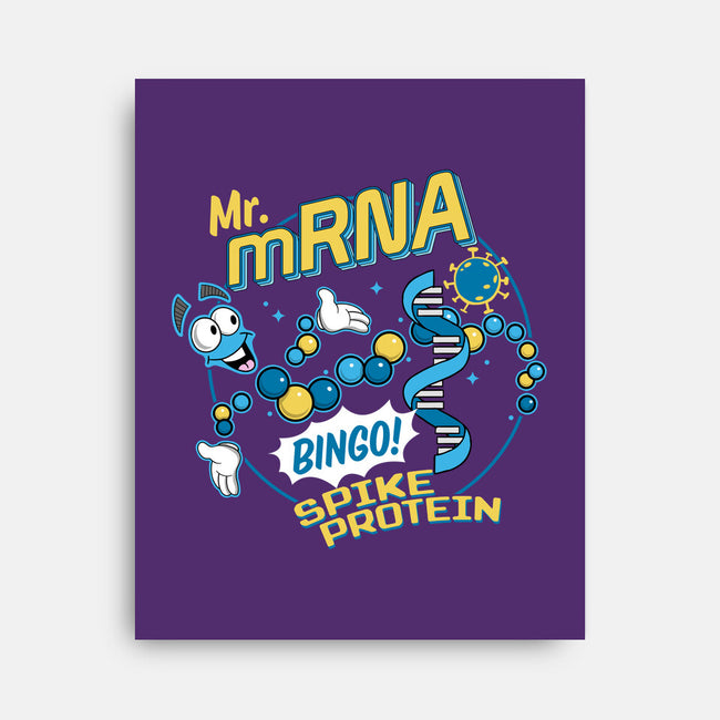 Mr. MRNA-none stretched canvas-DeepFriedArt