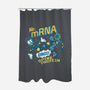 Mr. MRNA-none polyester shower curtain-DeepFriedArt