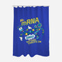 Mr. MRNA-none polyester shower curtain-DeepFriedArt
