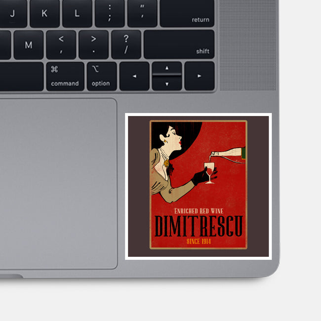 Enriched Wine-none glossy sticker-Ursulalopez