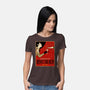 Enriched Wine-womens basic tee-Ursulalopez