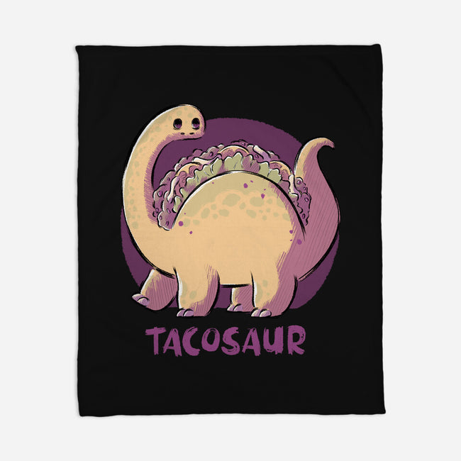 Tacosaur-none fleece blanket-xMorfina