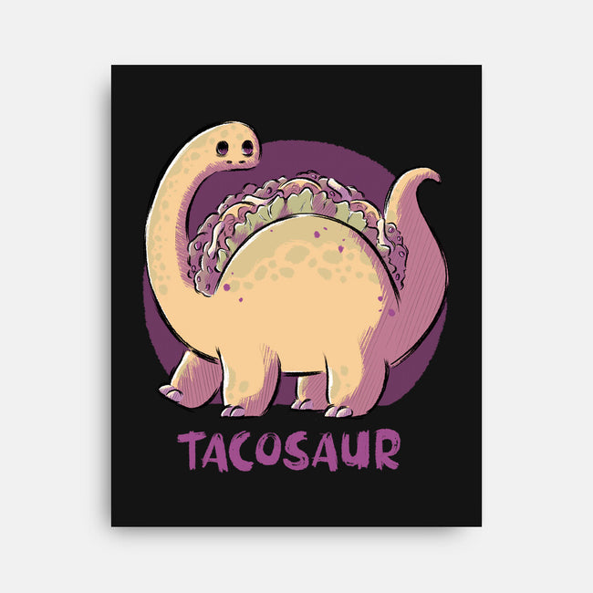 Tacosaur-none stretched canvas-xMorfina