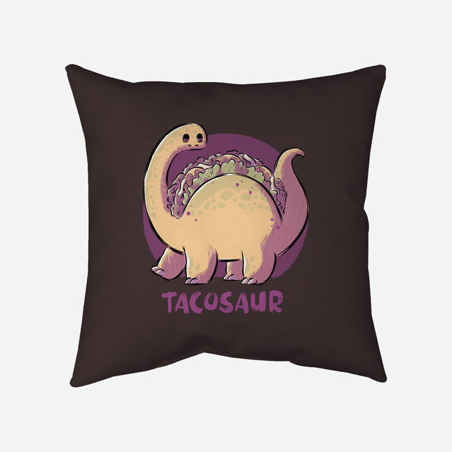 Tacosaur-none removable cover throw pillow-xMorfina