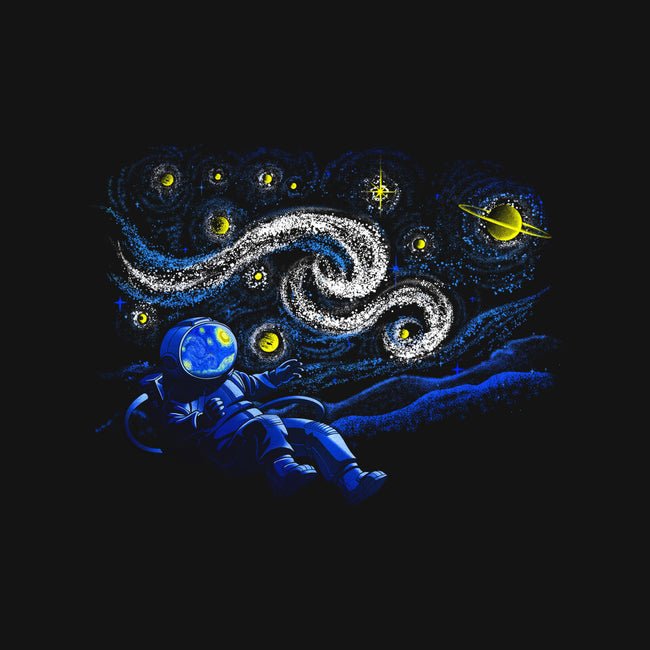 Starry Night Gravity-none beach towel-tobefonseca