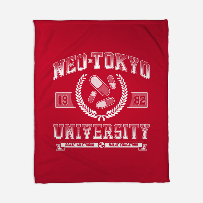 Neo-Tokyo University-none fleece blanket-DCLawrence