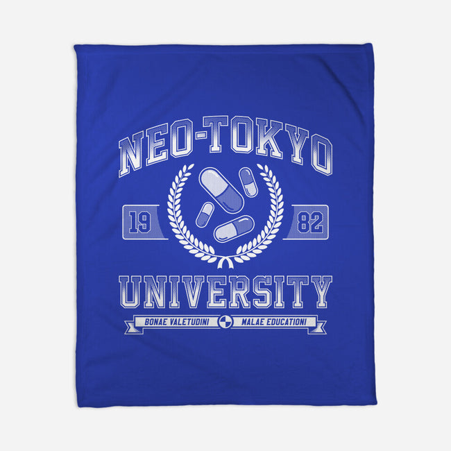Neo-Tokyo University-none fleece blanket-DCLawrence