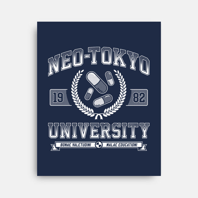 Neo-Tokyo University-none stretched canvas-DCLawrence
