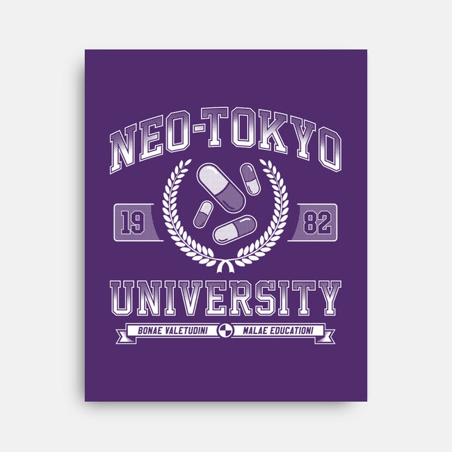 Neo-Tokyo University-none stretched canvas-DCLawrence